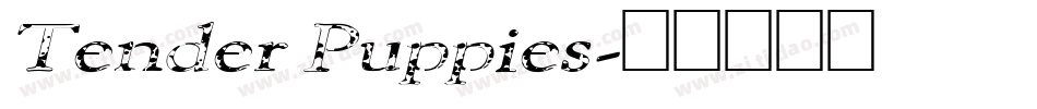 Tender Puppies字体转换